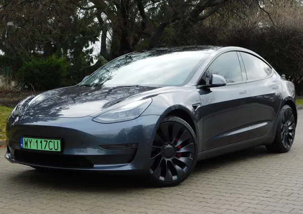 tesla model 3 podlaskie Tesla Model 3 cena 169900 przebieg: 18000, rok produkcji 2022 z Zduny